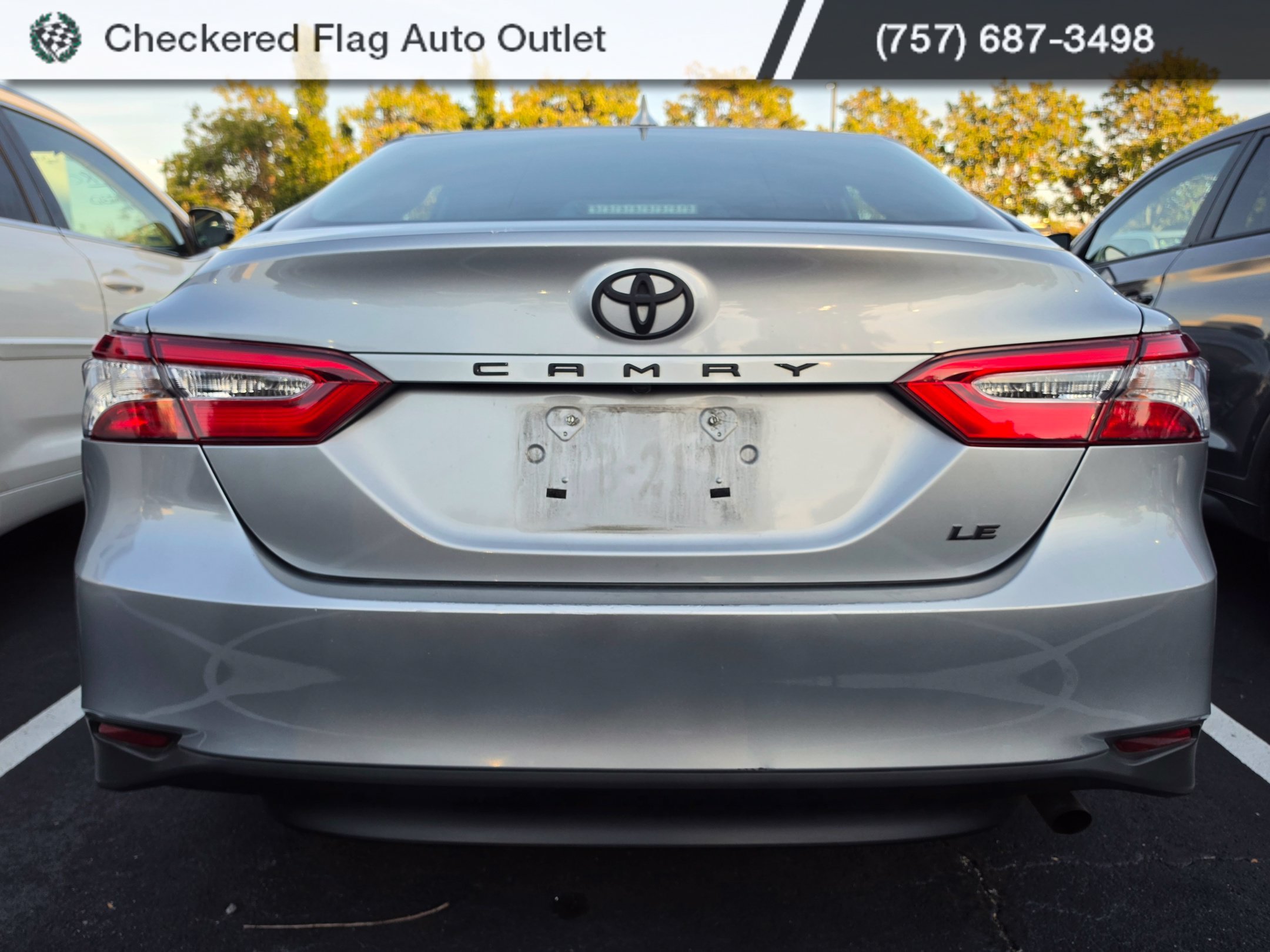 Used 2020 Celestial Silver Metallic Toyota LE image 5