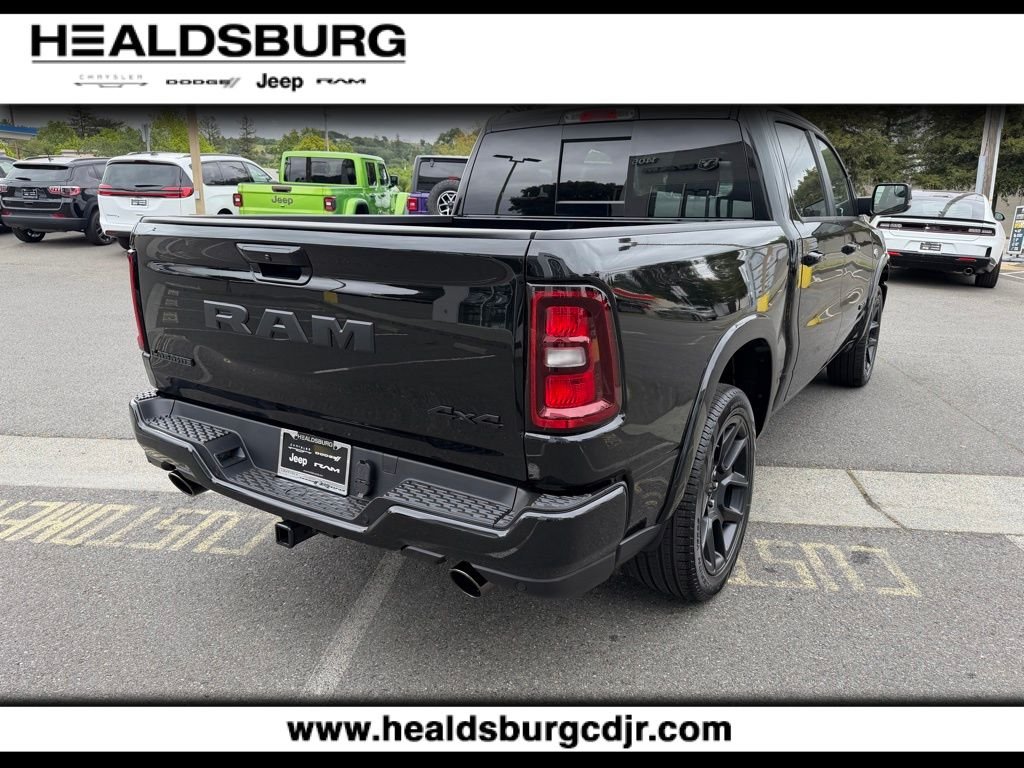 New 2026 Diamond Black Crystal Pearl-Coat Exterior Paint RAM Laramie image 5