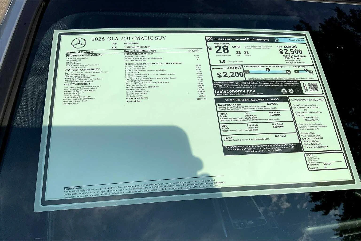 2026 Mercedes-Benz GLA GLA 250 - Photo 26