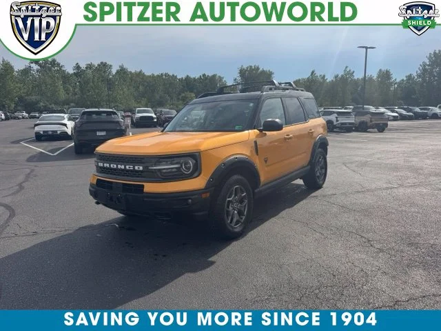 Used 2021 Orange Ford Badlands image 1