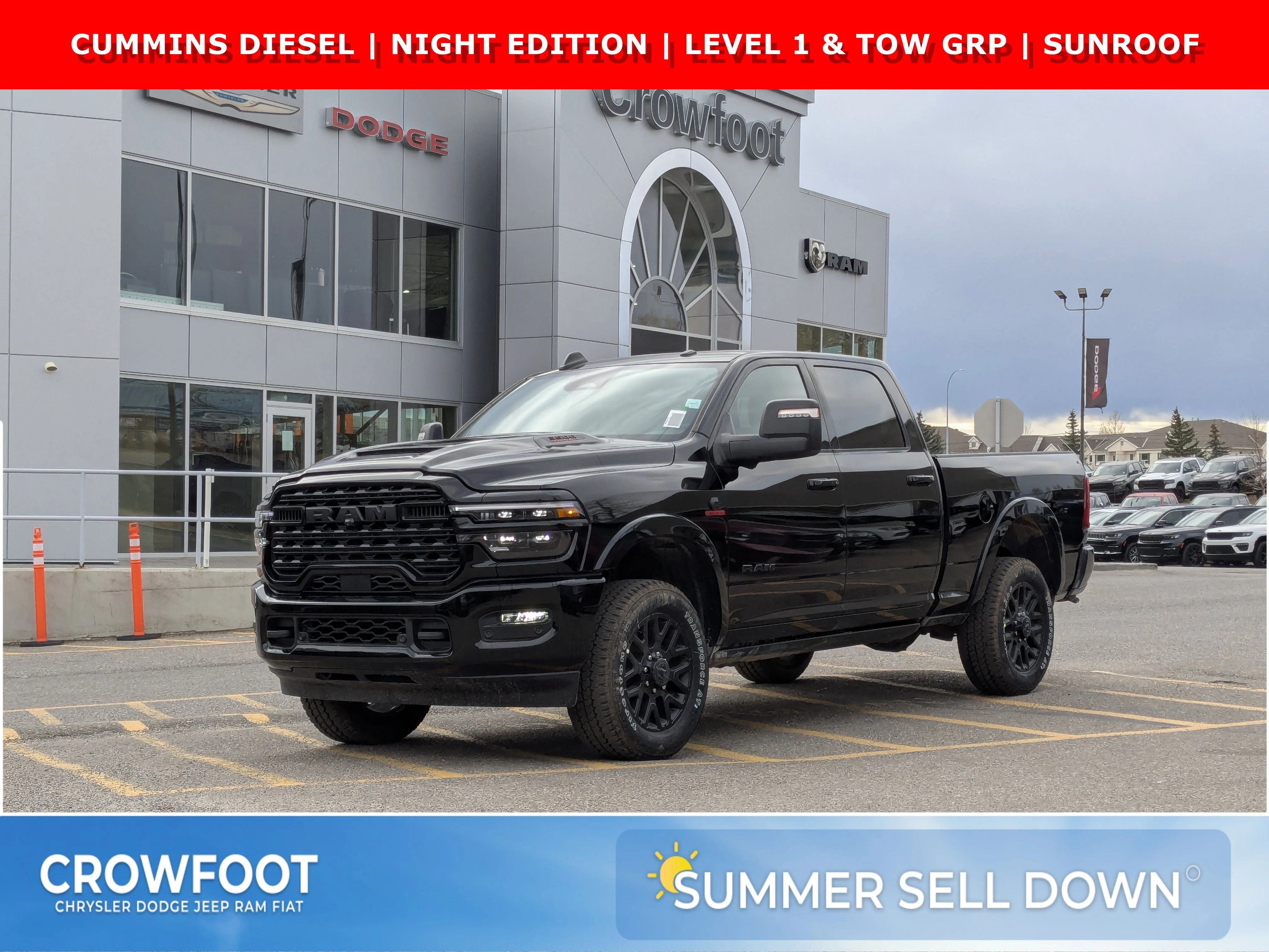 New 2026 Black RAM Limited - 5th Wheel/Gooseneck Prep - 360 Cameras - Sunroof & Tons More! image 1