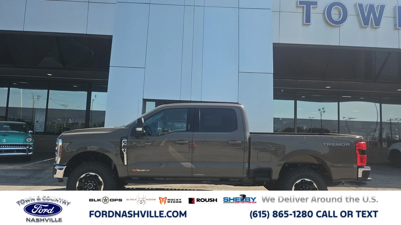 New 2027 Marsh Gray Metallic Ford Lariat 4WD image 1