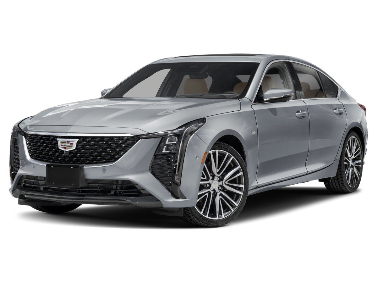 Argent Silver Metallic 2026 Cadillac CT5 Premium Luxury RWD Sedan Rear-Wheel Drive 
