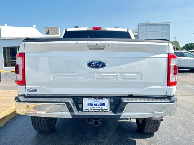Used 2021 White Metallic Ford Lariat image 8