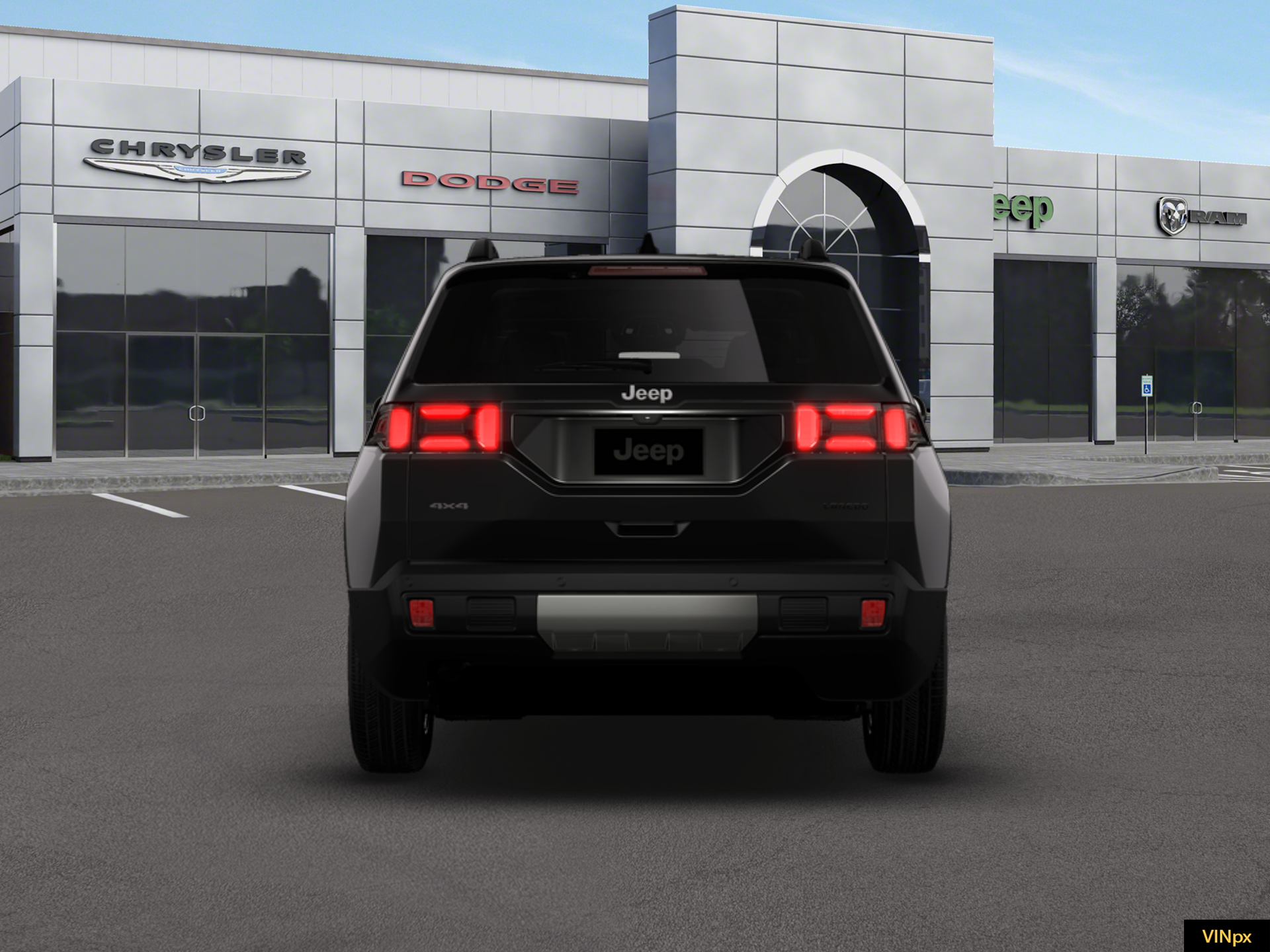 New 2026 Diamond Black Crystal Pearl-Coat Exterior Paint Jeep  image 6