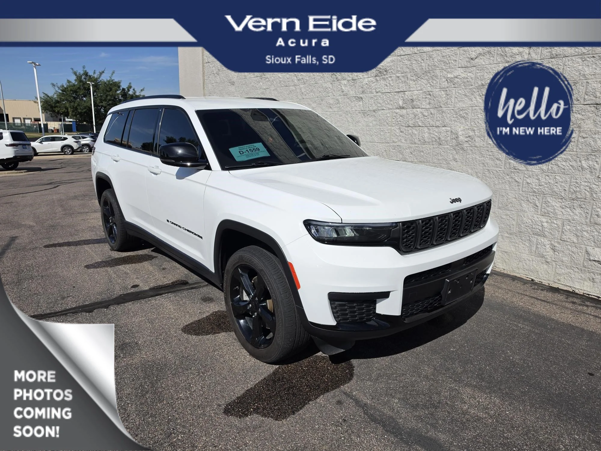 Used 2023 Bright White Clearcoat Jeep Altitude image 1
