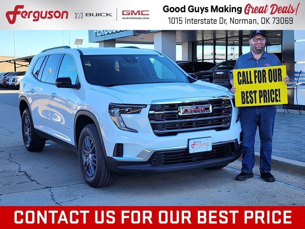 Summit White 2026 GMC Acadia SUV / Crossover Front-Wheel Drive Automatic