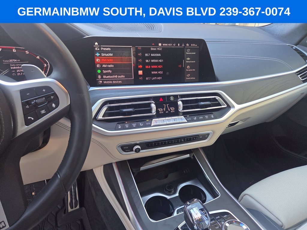 Used 2022 White Metallic BMW M50i image 46