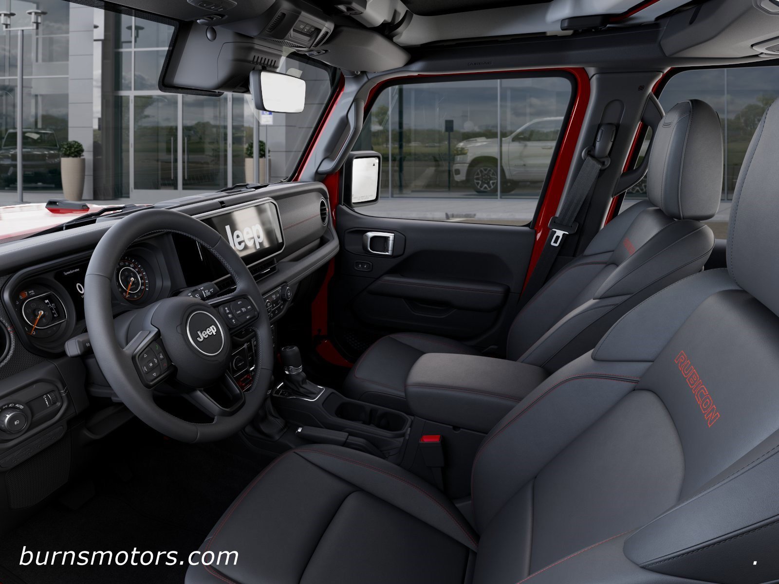 New 2026 Firecracker Red Clear-Coat Exterior Paint Jeep Rubicon X 4-Door image 22