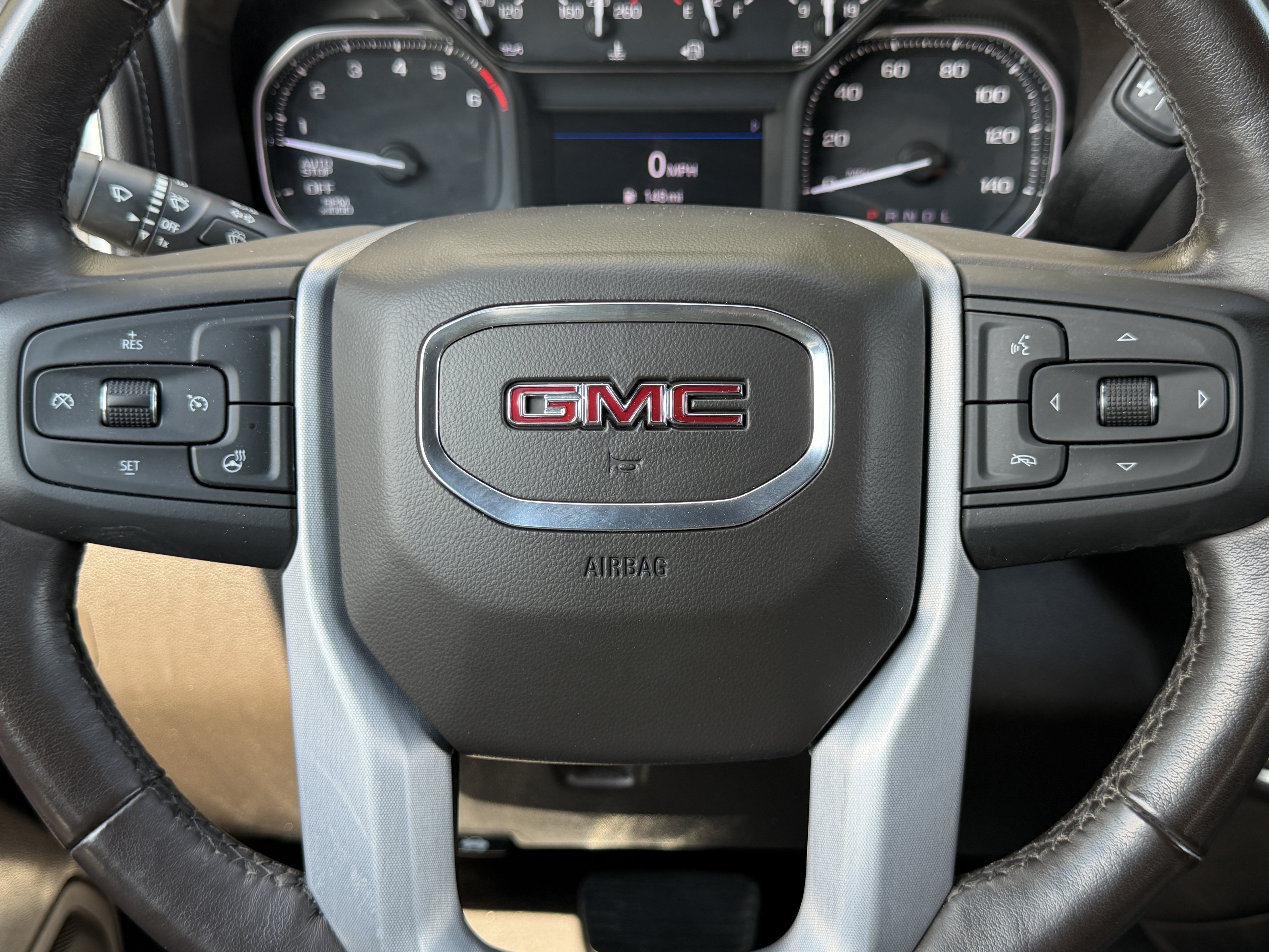Used 2021 SATIN STEEL METALLIC GMC SLT image 37