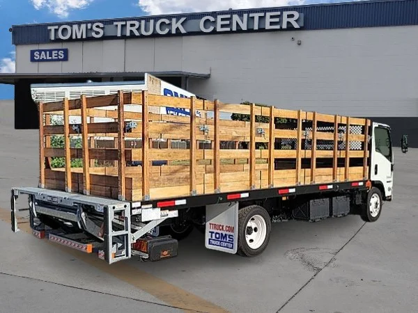 Certified Used 2025 White Isuzu Stakebed image 3