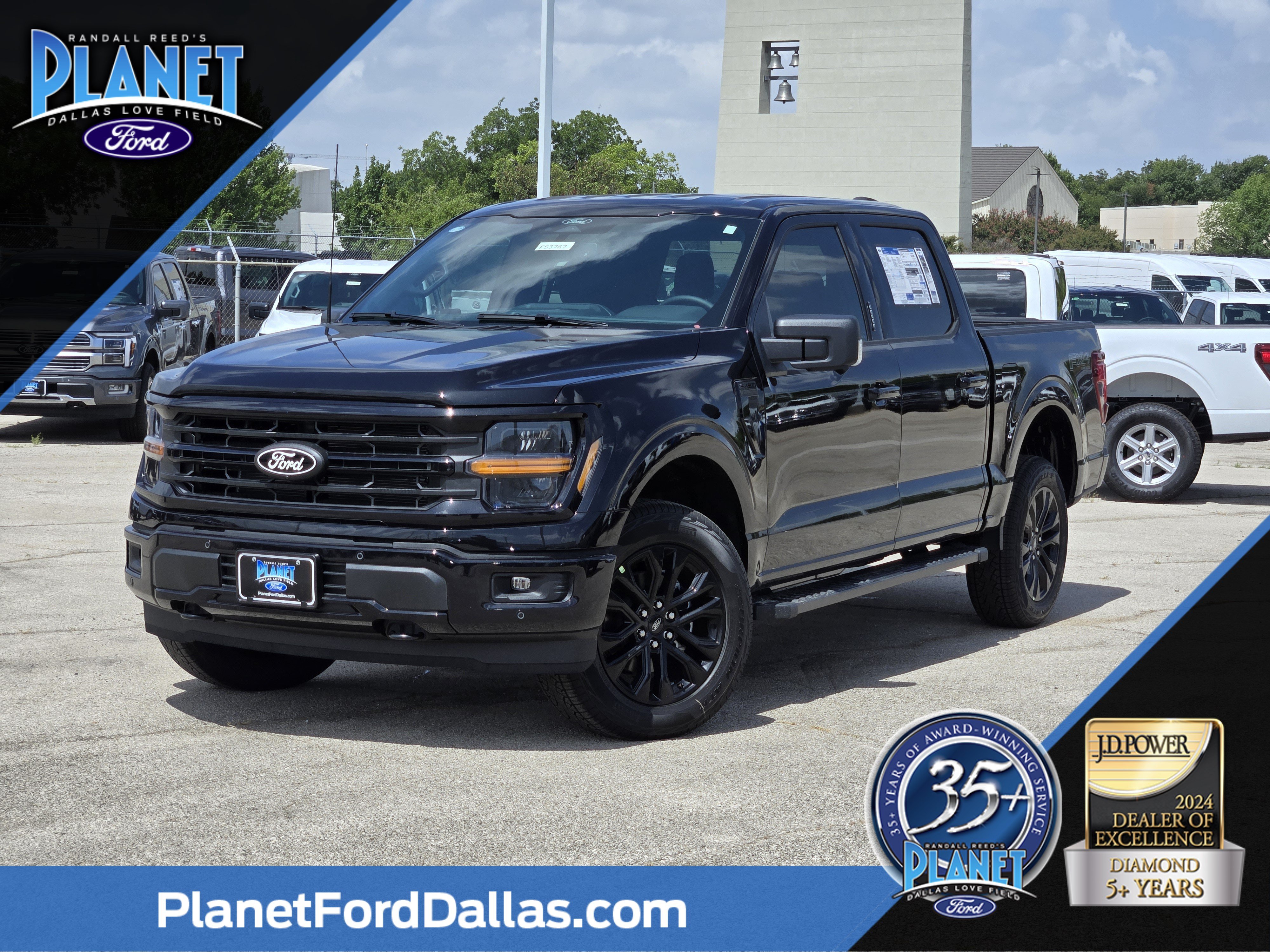 New 2026 Agate Black Metallic Ford XLT image 1