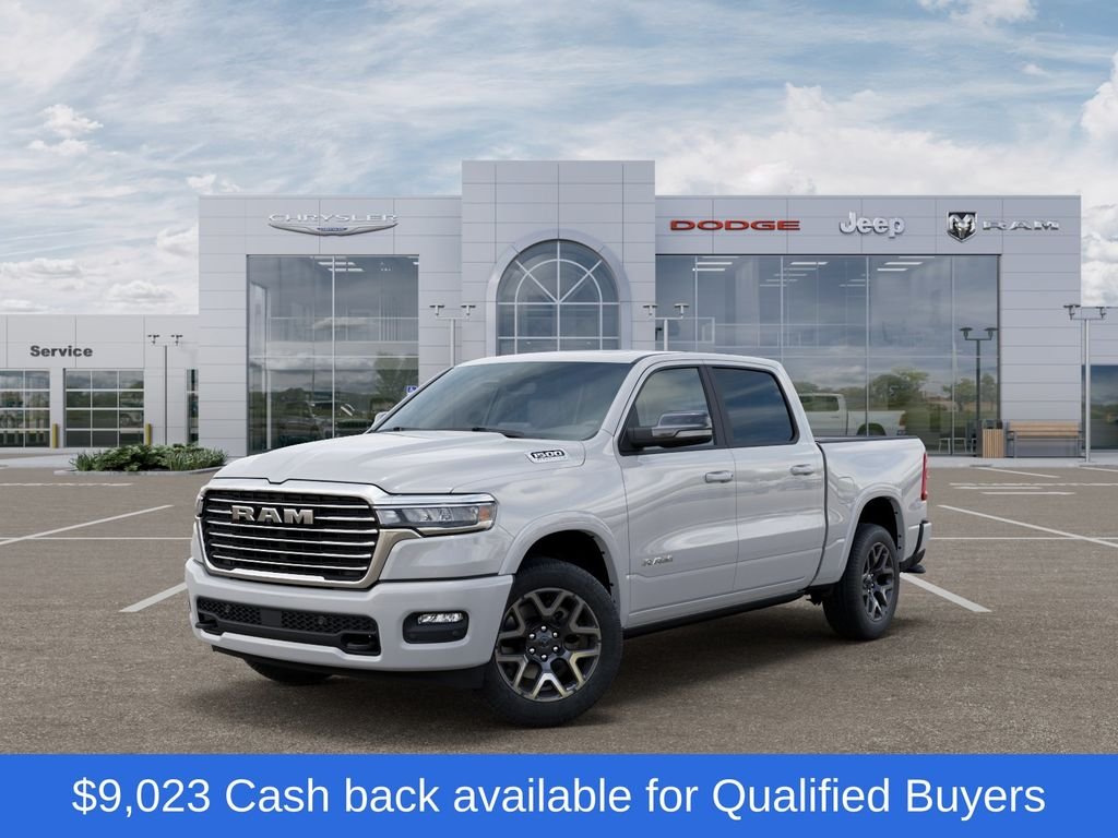 New 2026 Bright White Clear-Coat Exterior Paint RAM Laramie image 1