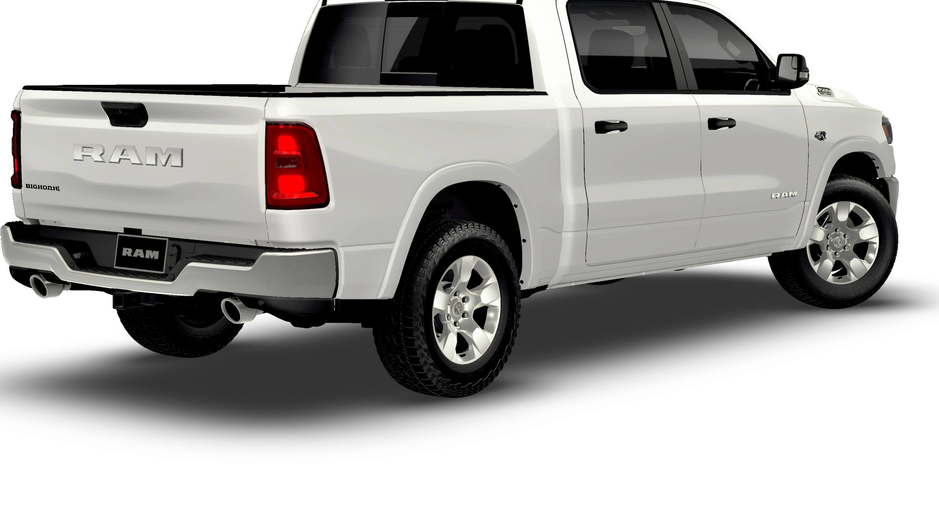 New 2026 Bright White Clear-Coat Exterior Paint RAM BIG HORN image 2