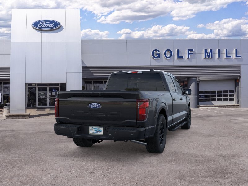 New 2026 Agate Black Metallic Ford XLT image 8