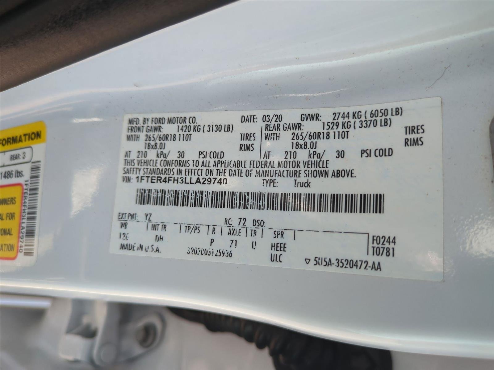 Used 2020 Iconic Silver Ford LARIAT image 41