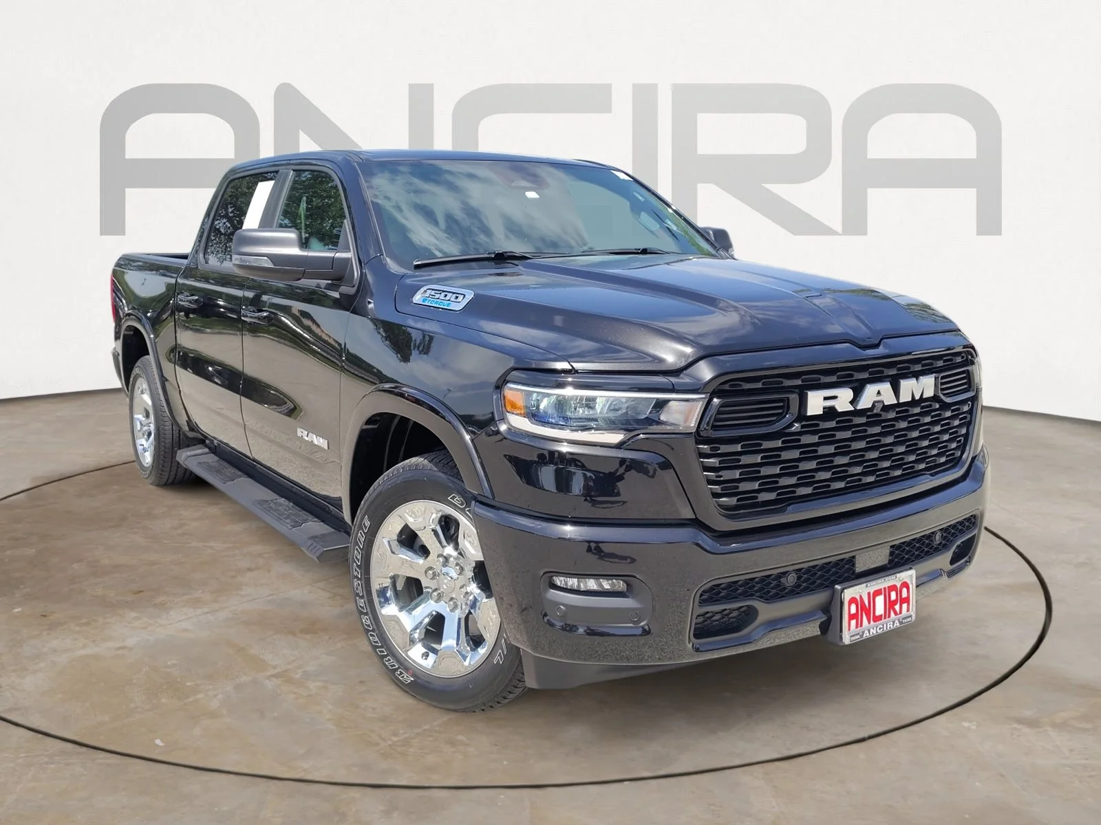 Used 2025 Diamond Black Crystal Pearlcoat Ram Lone Star image 4