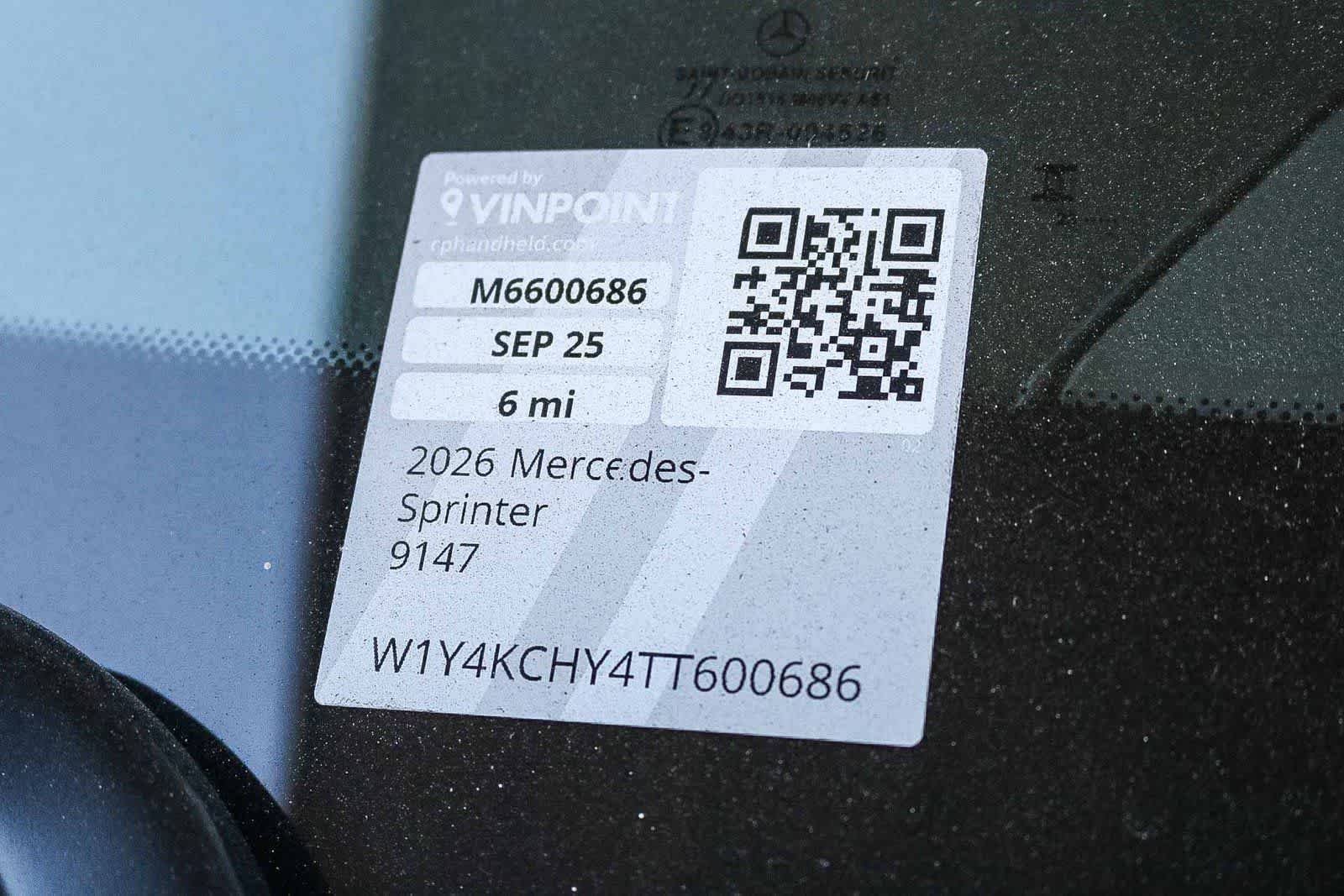 New 2026 Arctic White Mercedes-Benz Cargo 170WB High Roof RWD 2.0L I4 Diesel Turbo SO image 27
