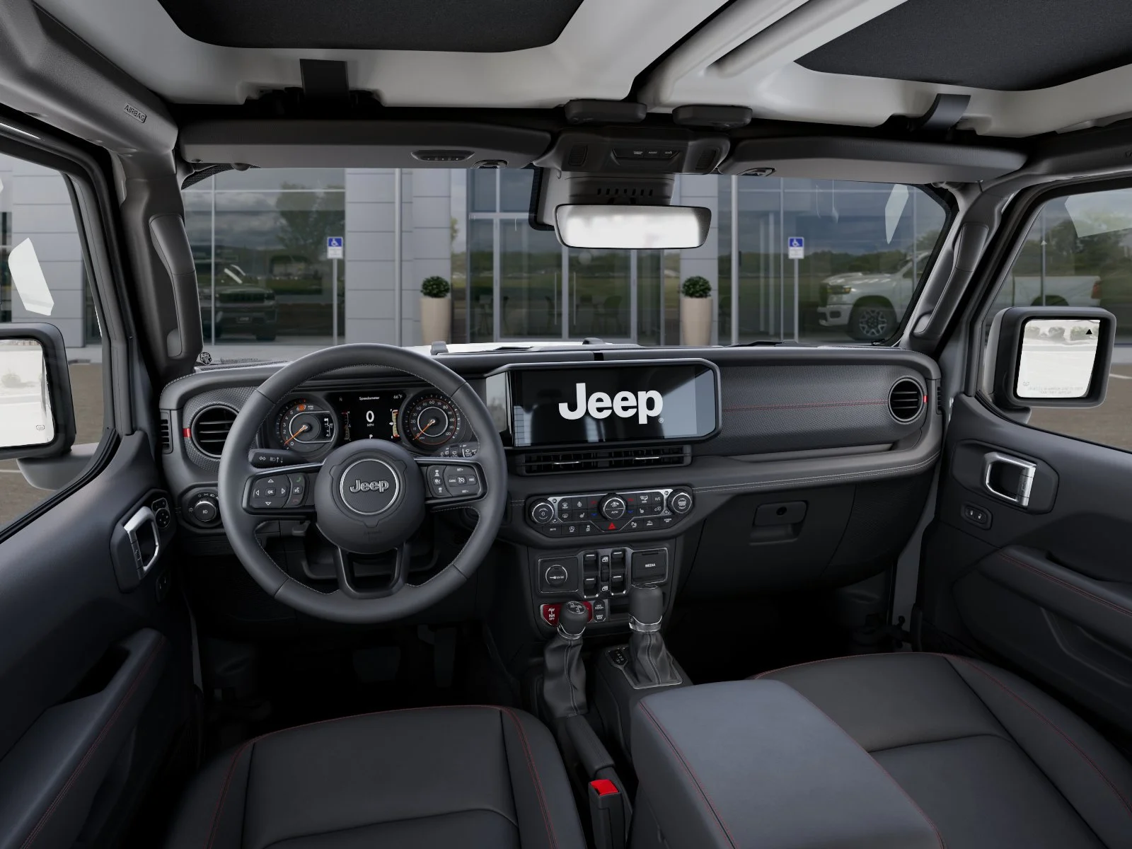 New 2026 Bright White Clear-Coat Exterior Paint Jeep Rubicon X image 14
