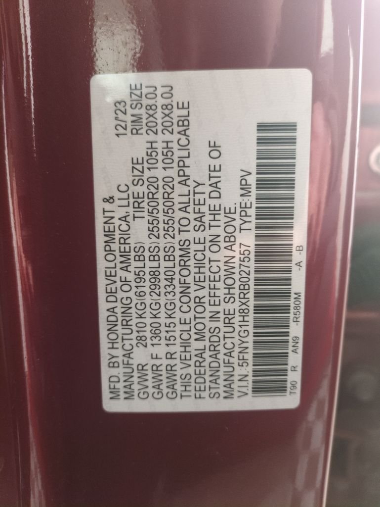 Certified Used 2024 Radiant Red Metallic II Honda Elite image 34
