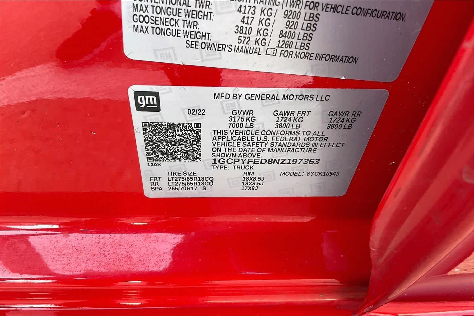 Used 2022 Red Hot Chevrolet LT Trail Boss image 33