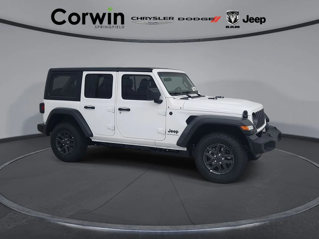 New 2026 Bright White Clear-Coat Exterior Paint Jeep Sport image 1