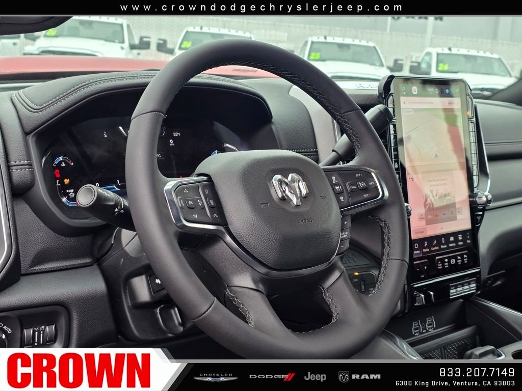 New 2026 Molten Red Pearl-Coat Exterior Paint RAM Laramie image 18