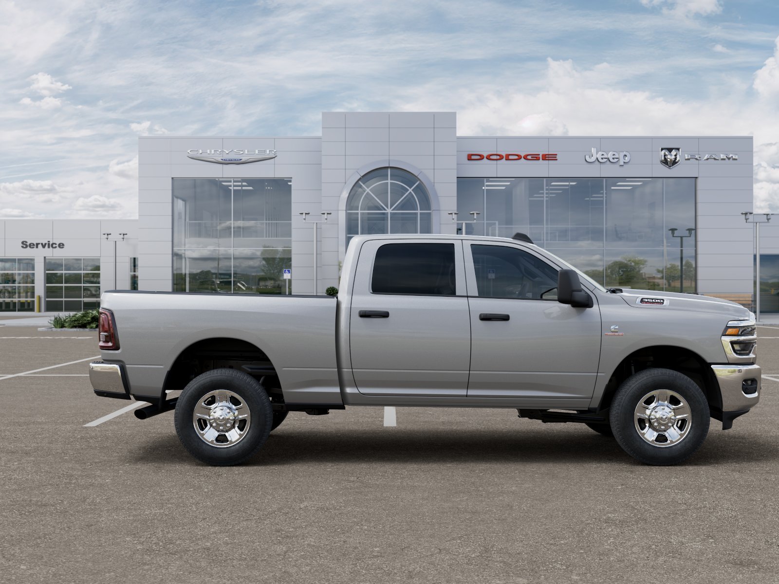 New 2026 Silver-Zynith Exterior Paint RAM Tradesman image 47