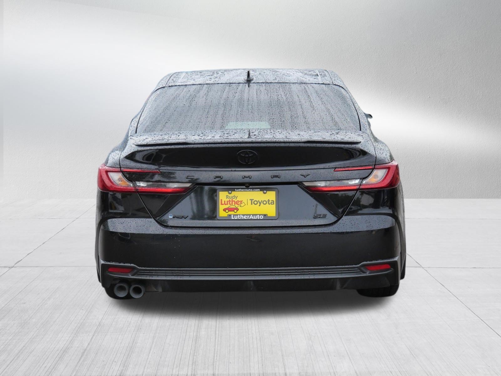 Used 2025 Midnight Black Metallic Toyota SE image 7