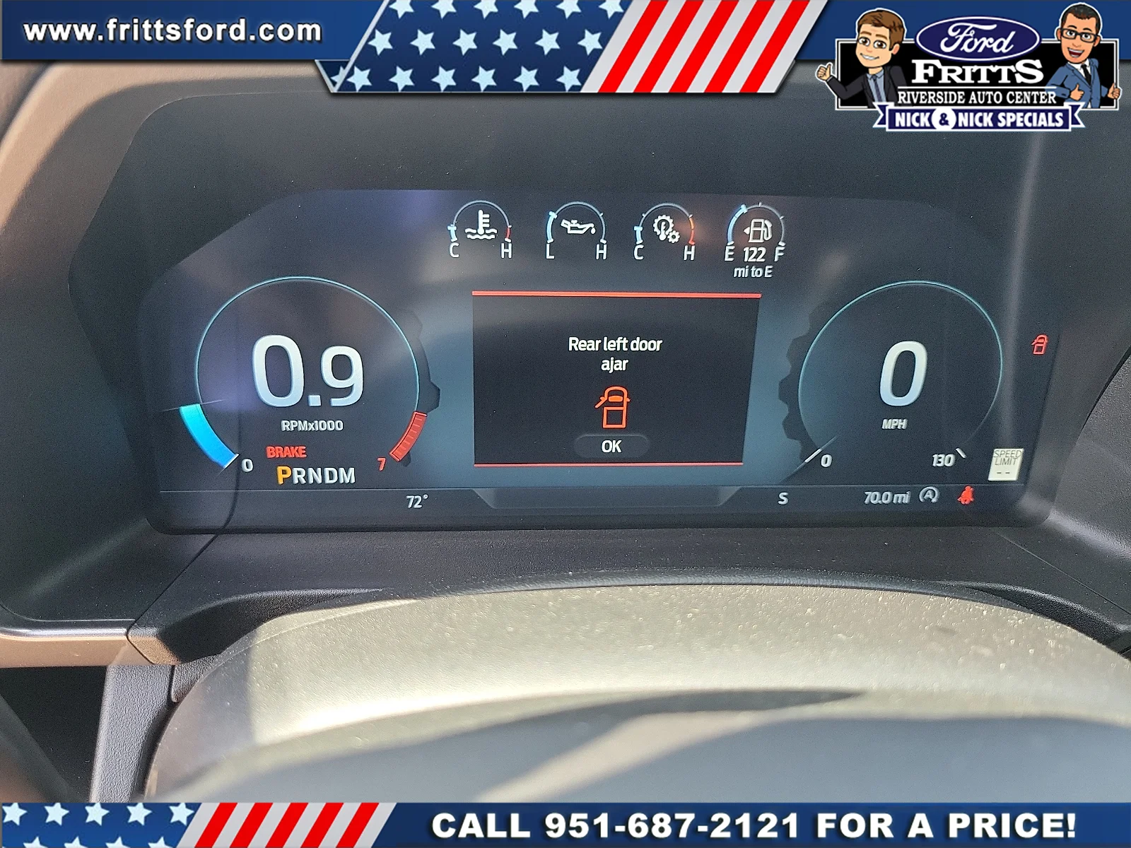 New 2025 Azure Gray Metallic Tri-coat Ford LARIAT® image 7