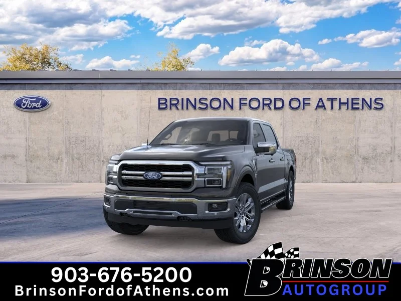 New 2026 Agate Black Metallic Ford LARIAT image 2