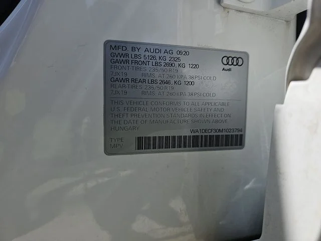 Used 2021 White Audi Premium image 31
