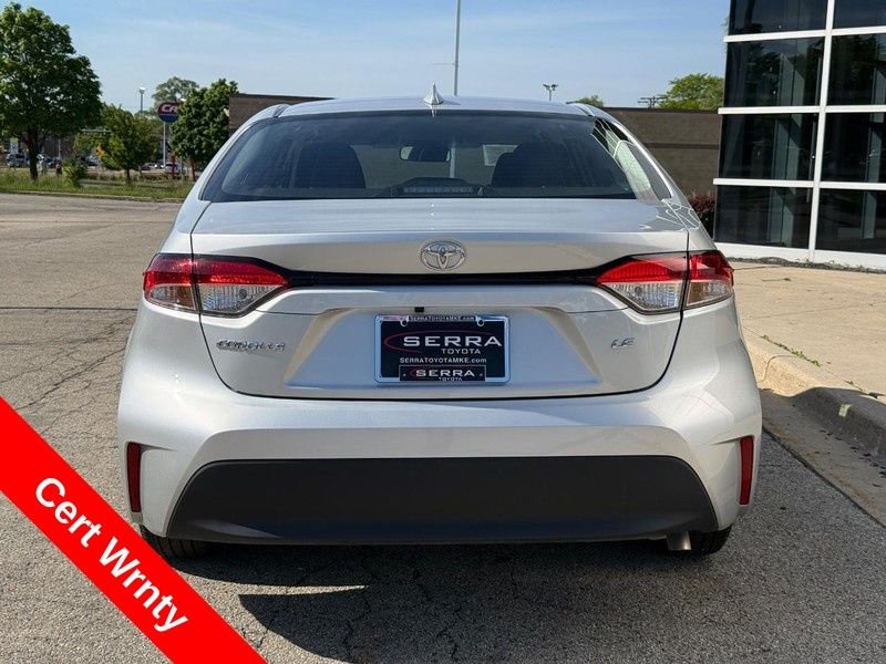 Certified Used 2025 Classic Silver Metallic Toyota LE image 4