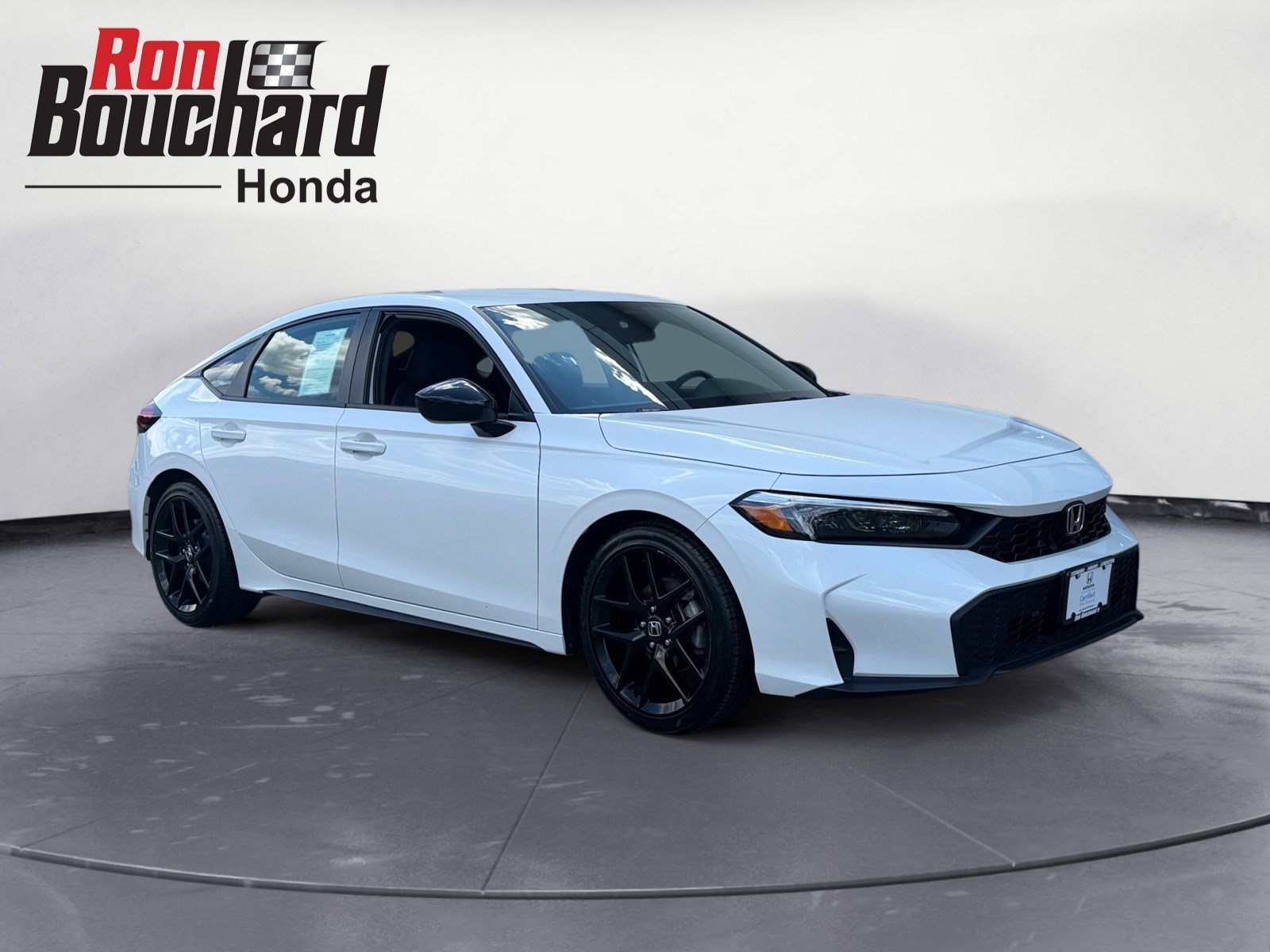 Certified Used 2025 Platinum White Pearl Honda Sport image 1