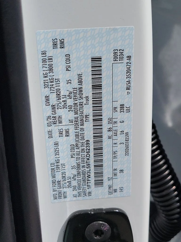 New 2026 Oxford White Ford XLT image 33