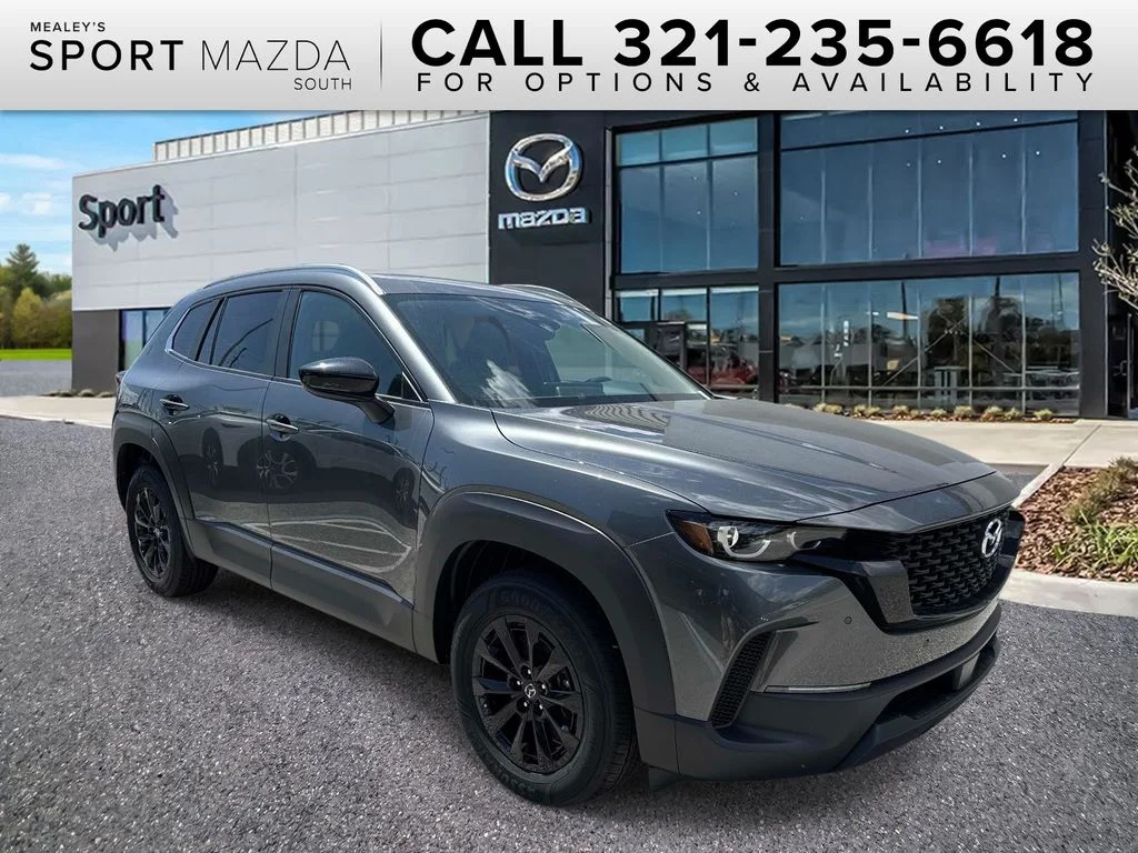 New 2026 Machine Gray Metallic Mazda Preferred AWD image 1