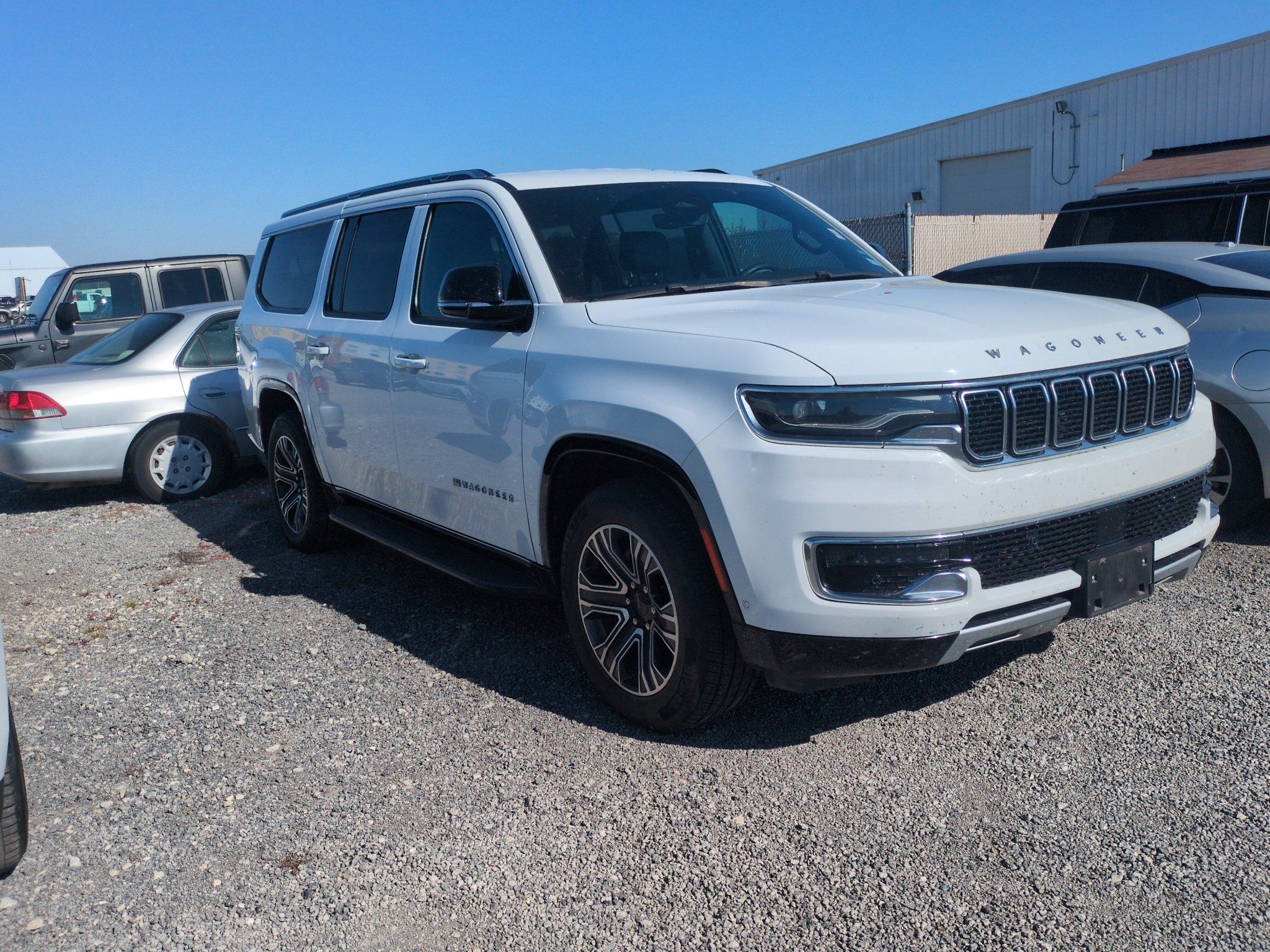 Used 2024 Bright White Clearcoat Jeep Series II image 3