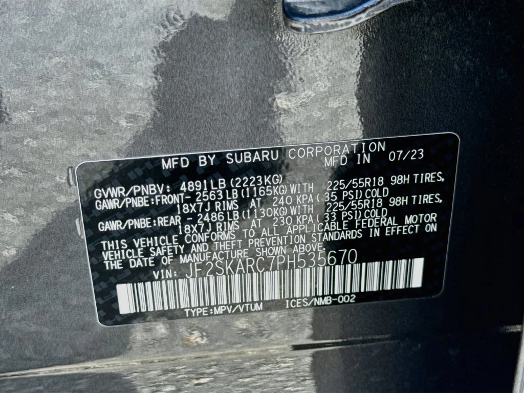 Certified Used 2023 Gray Subaru Touring image 41
