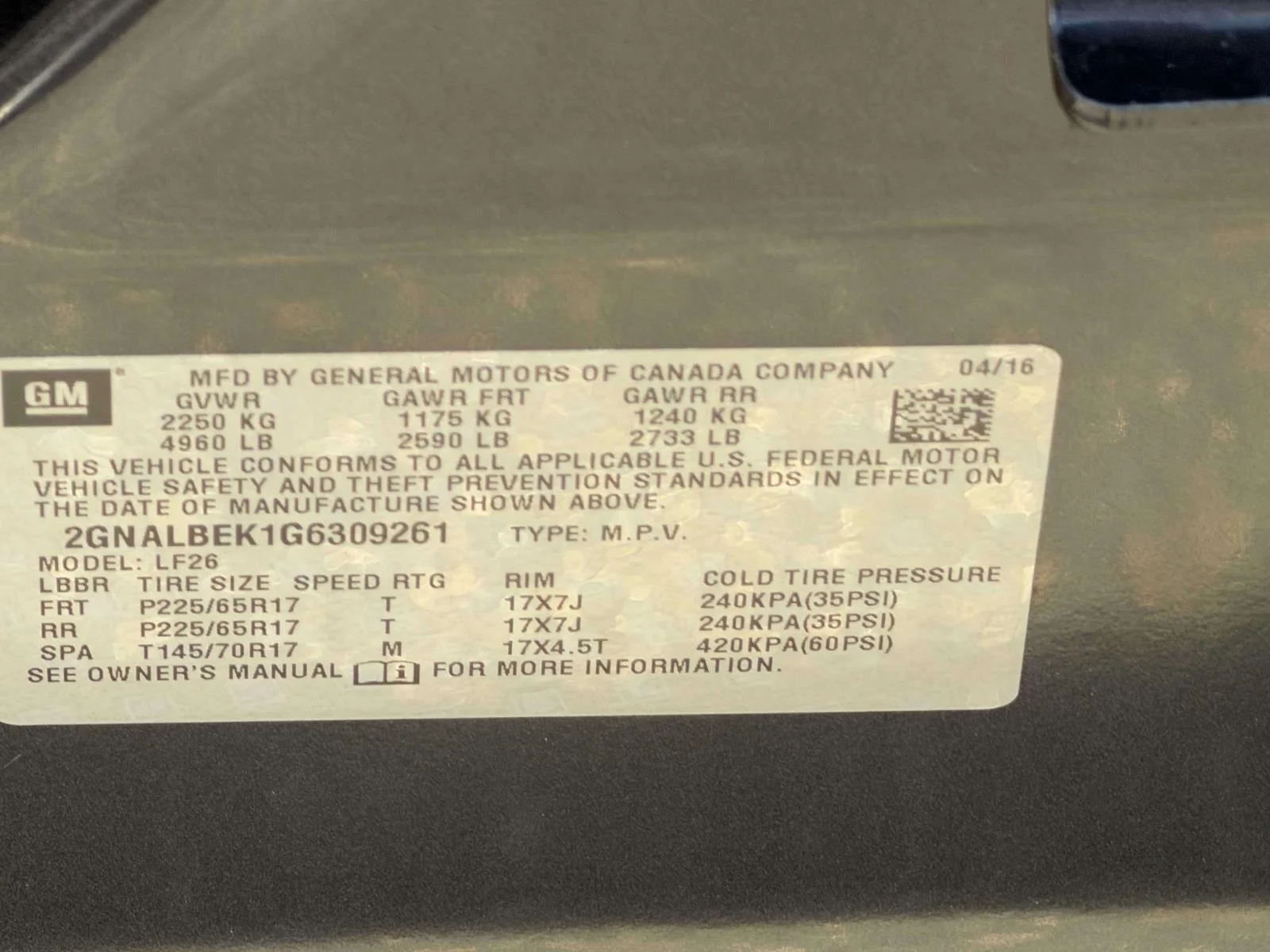 Used 2016 Tungsten Metallic Chevrolet LS image 26