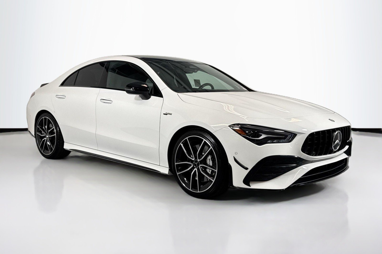 Certified Used 2025 Polar White Mercedes-Benz AMG® CLA 35 4MATIC Coupe image 3
