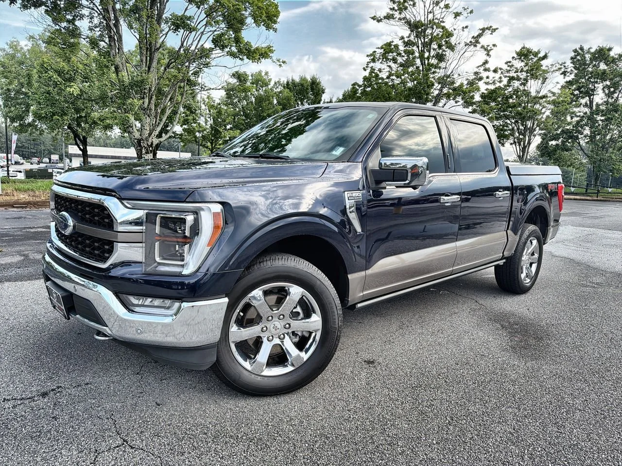 Used 2023 Blue Ford King Ranch image 1
