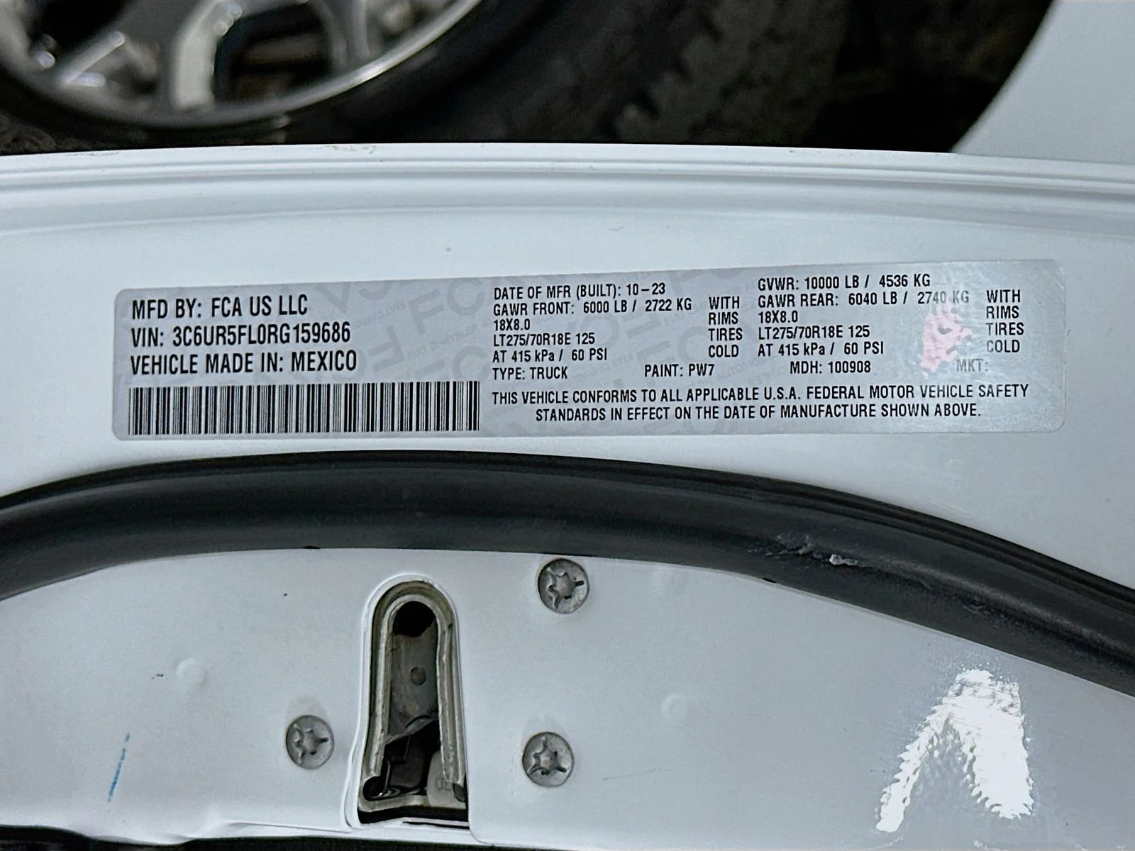 Used 2024 Bright White Clearcoat Ram Laramie image 34