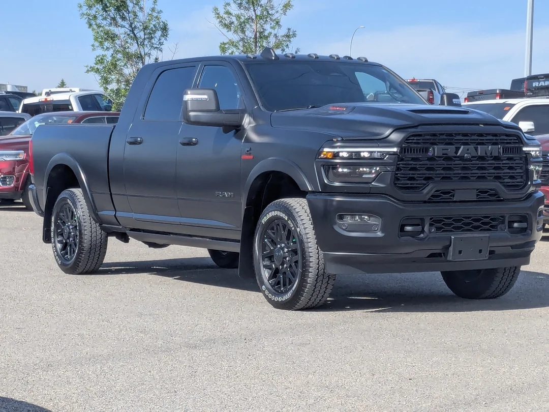 Certified Used 2026 Black RAM Limited Mega Cab - - 4x4 - Night Edition - Matte Black Wrap - Harman Kardon Audio & More! image 2