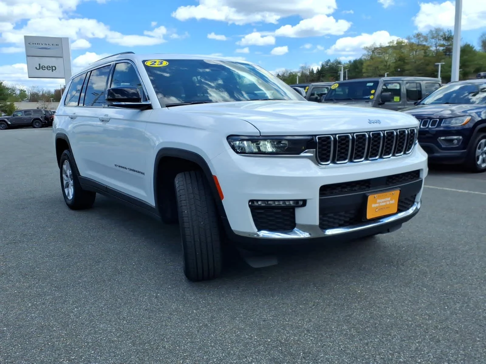 Certified Used 2023 Bright White Clearcoat Jeep Limited image 5