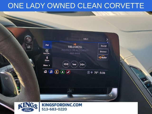 Used 2021 Arctic White Chevrolet Stingray image 20