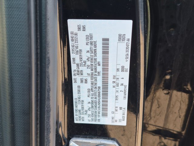 Used 2017 Shadow Black Ford Titanium image 68