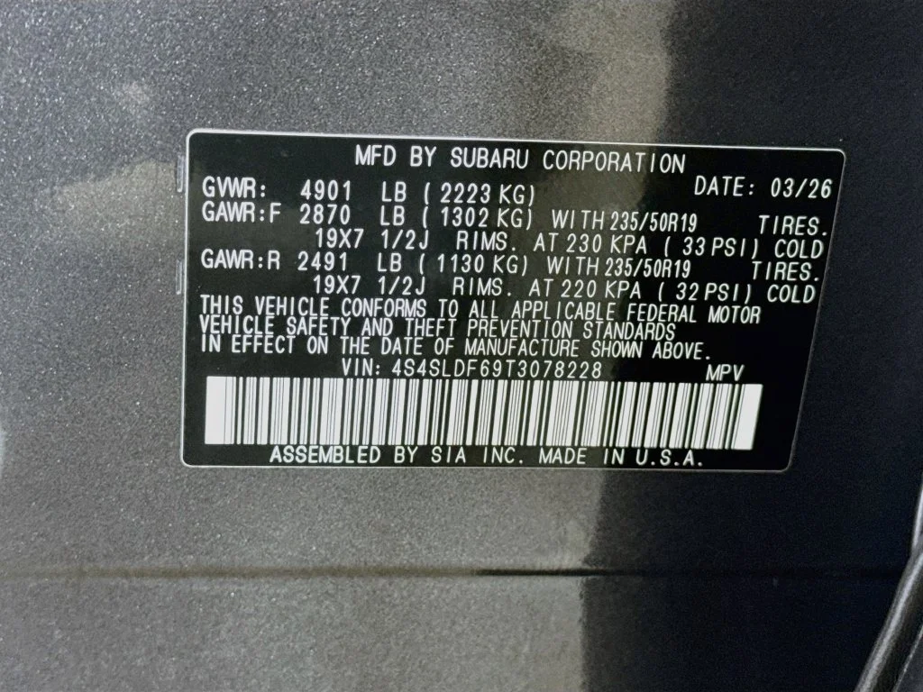 Used 2026 Gray Subaru Sport image 43