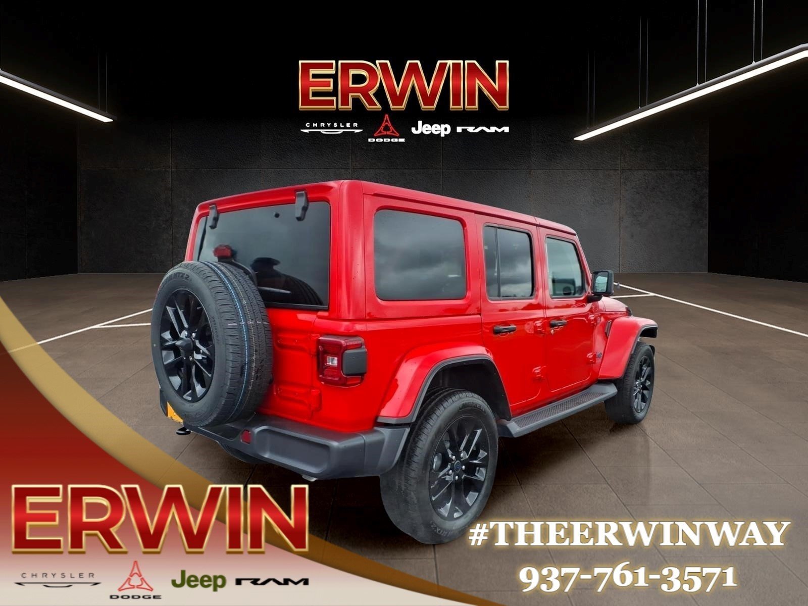 Used 2025 Red Jeep Sahara 4xe image 7