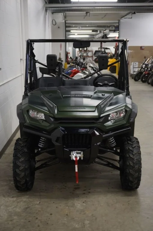 New 2025 MATTE GREEN METALLIC Honda Powersports Trail image 7