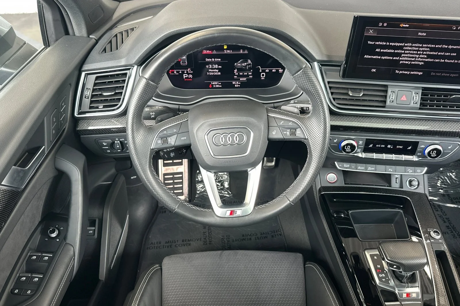 Used 2023 BLACK METALLIC Audi Premium Plus image 13